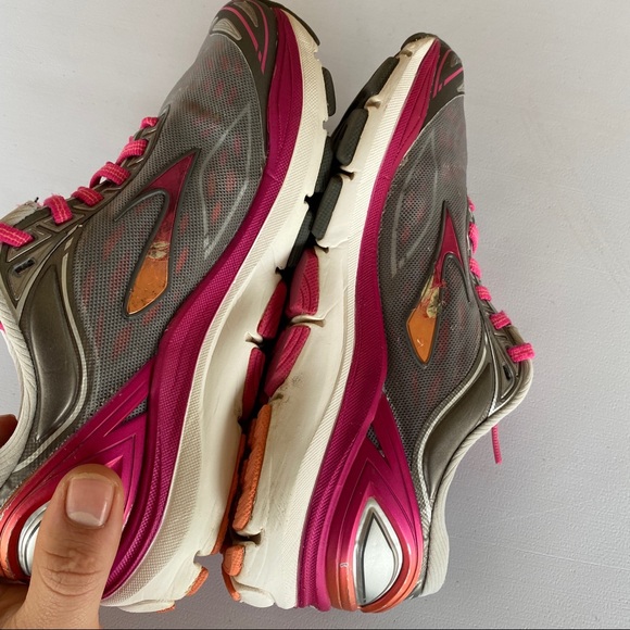 Womens Grey Brooks Transcend 3 Shoes - Picture 7 of 14